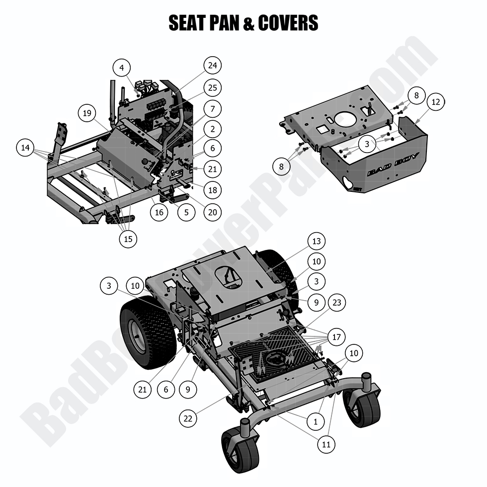 2018 MZ Seat Pan and Covers